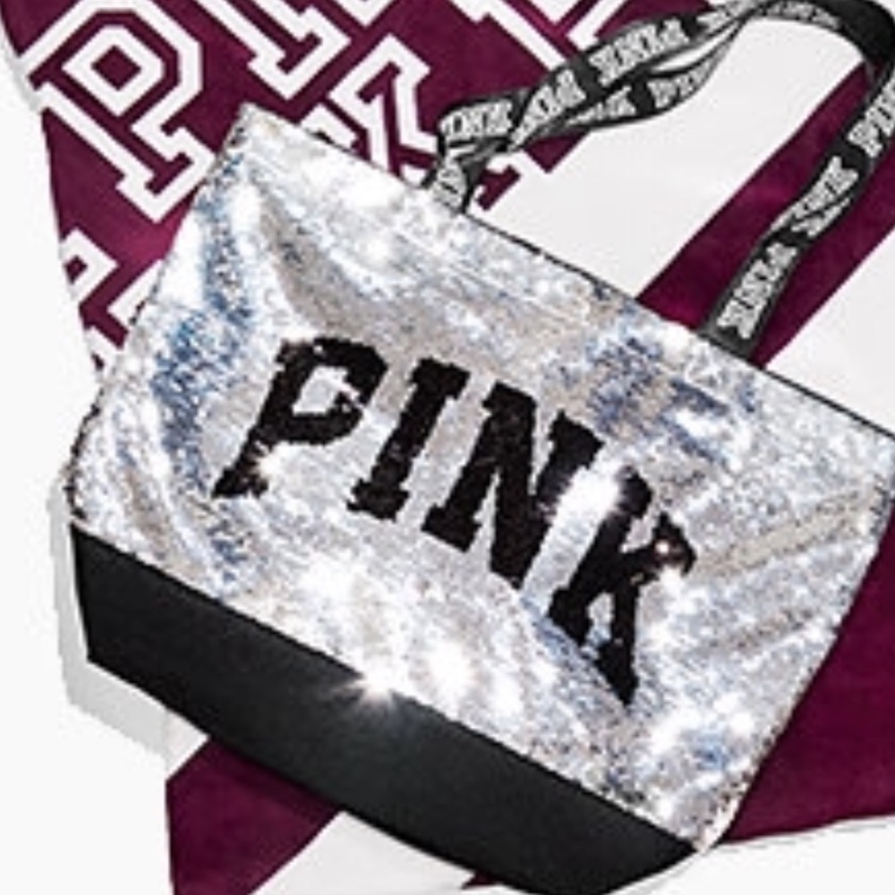 VS PINK Sequin Change Tote!